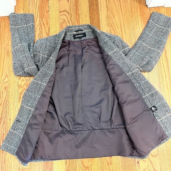 Women’s Vintage Wool Blazer Size 12 One Button Long Sleeves - Picture 6 of 9